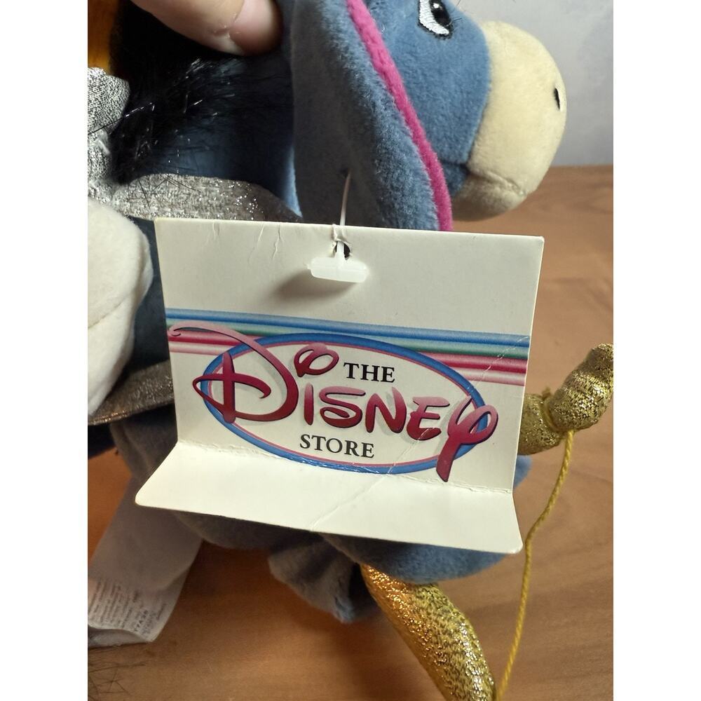 NWT CUPID EEYORE 8" Bean Bag Plush - Disney Store - Winnie the Pooh - Picture 6 of 7